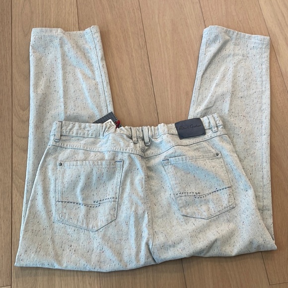 🆕🏷️ Men’s Robert Graham Oatman Woven Denim Tailored-Fit Jeans - Size Waist 38 - Picture 7 of 10